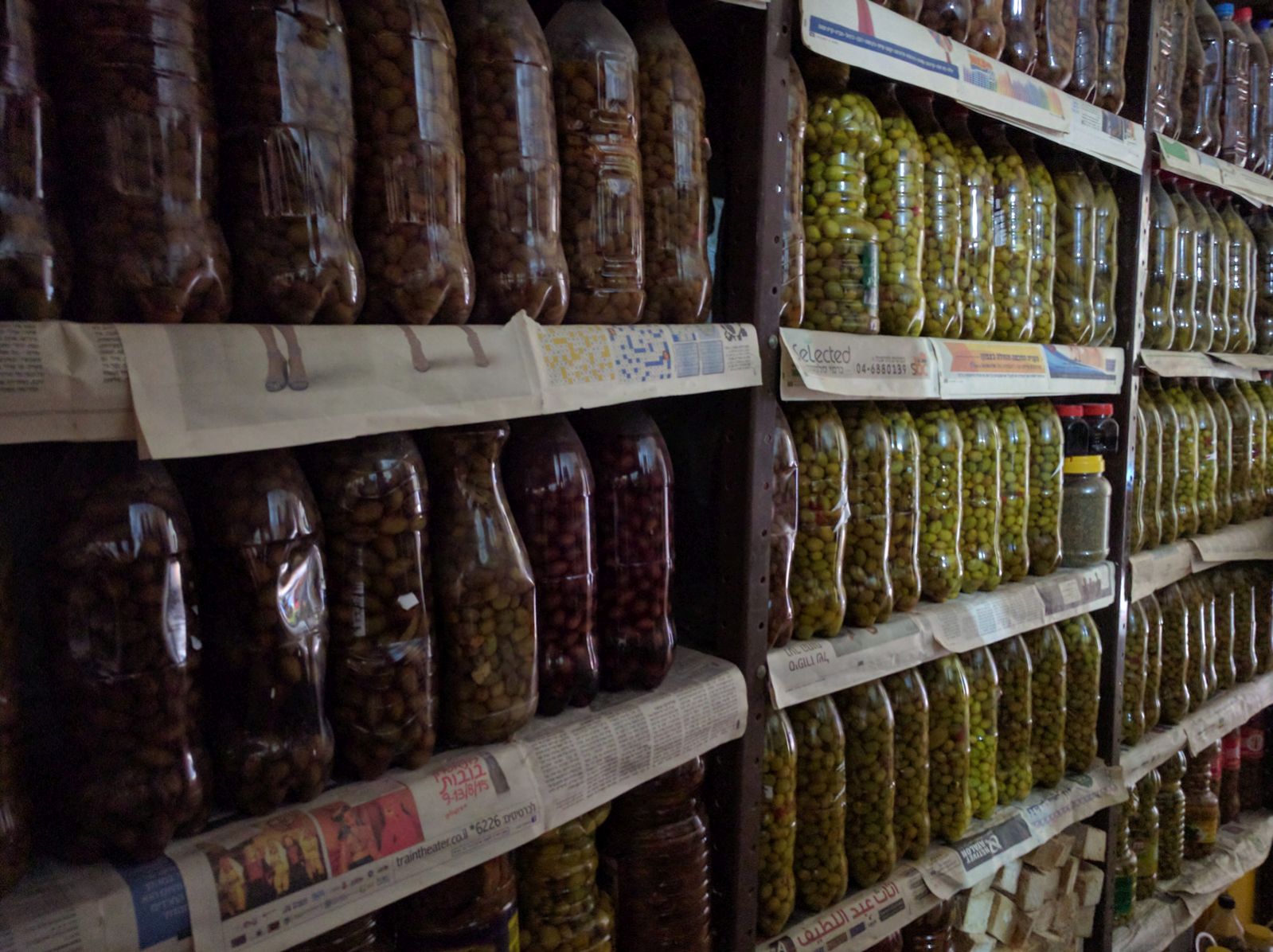 Olives marinating in the Abu Morris house in Deir Hanna. Photo by Viva Sarah Press Olives marinating in the Abu Morris house in Deir Hanna. Photo by Viva Sarah Press