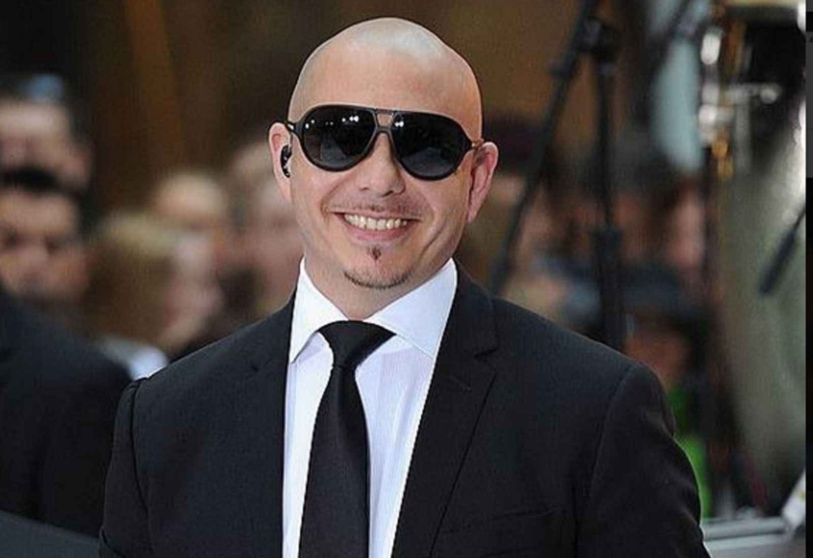 Pitbull. Photo via Twitter