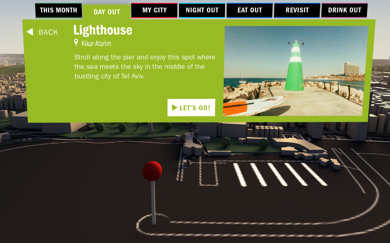 Experience Tel Aviv attractions on the Tel Aviv Time Out VR City Guide. Photo: courtesy Experience Tel Aviv attractions on the Tel Aviv Time Out VR City Guide. Photo: courtesy