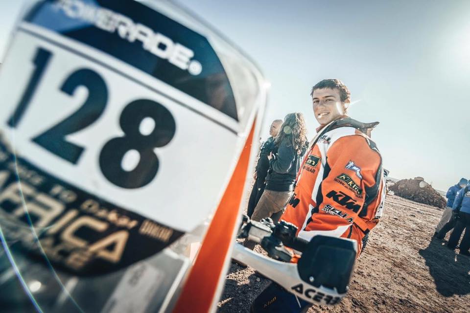 Israeli citizen Gev Teddy Sella, no. 128 in the 2017 Africa Eco Rally. Photo via Facebook