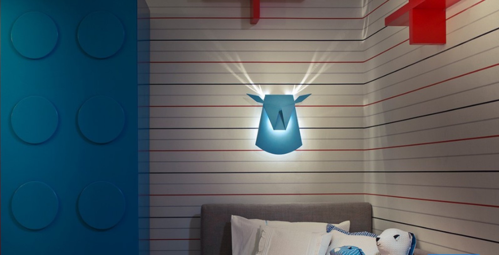 Chen Bikovski’s deer-head lights. Photo: courtesy