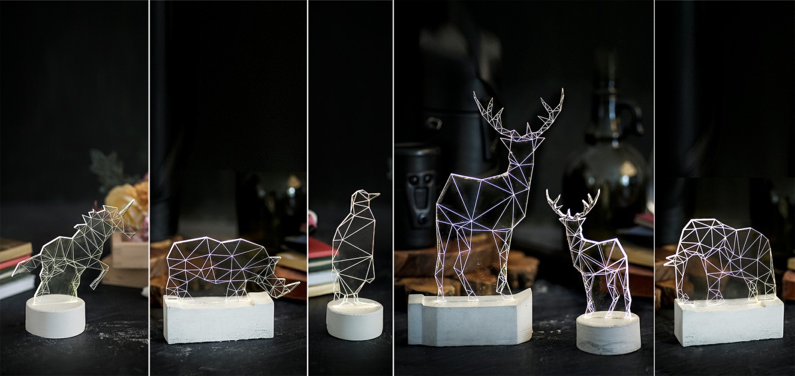 Amit Sturlesi's iLLuminite Zoo Collection. Photo: courtesy