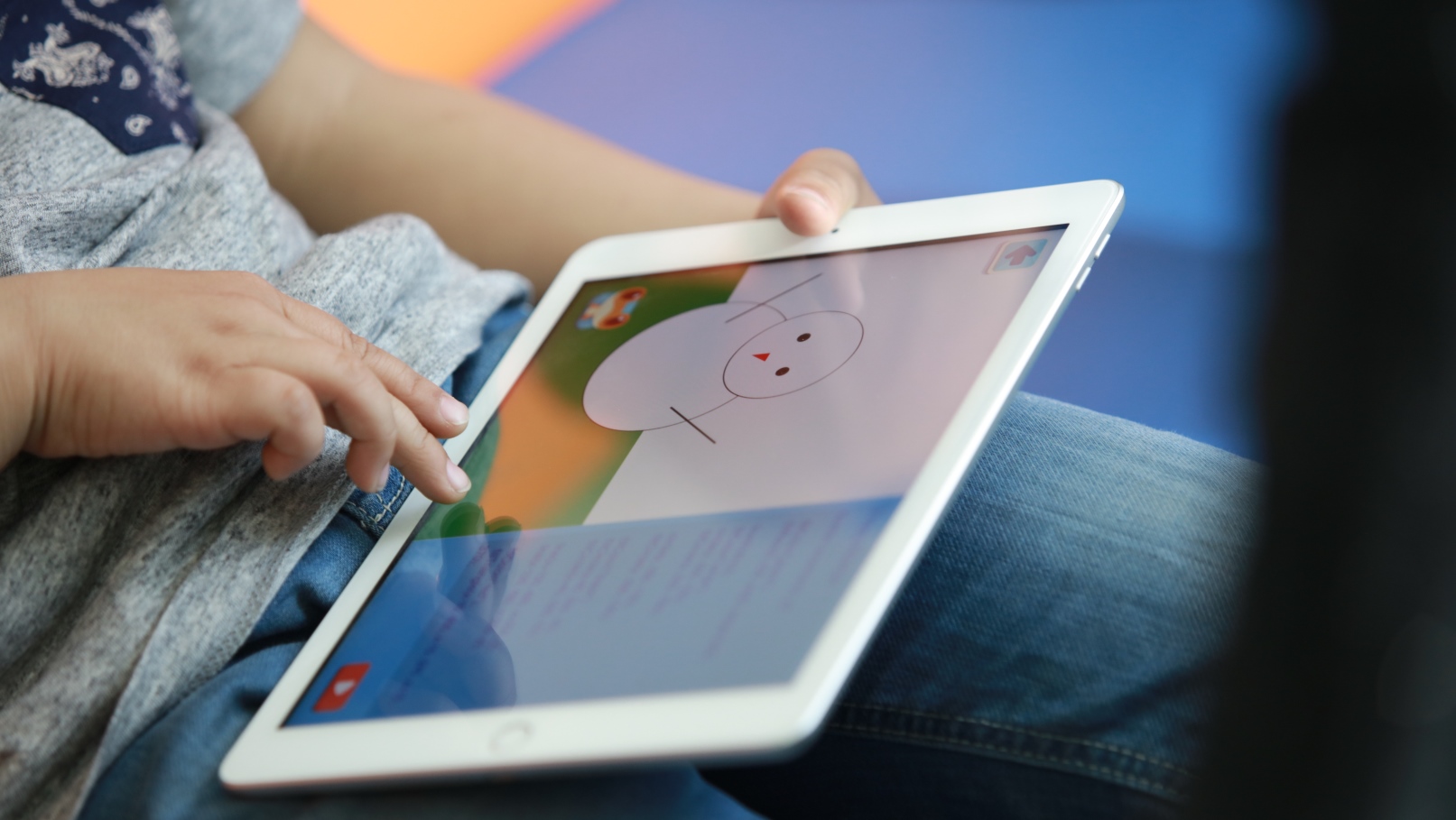 Kids as young as five can use LeapLearner. Photo: courtesy
