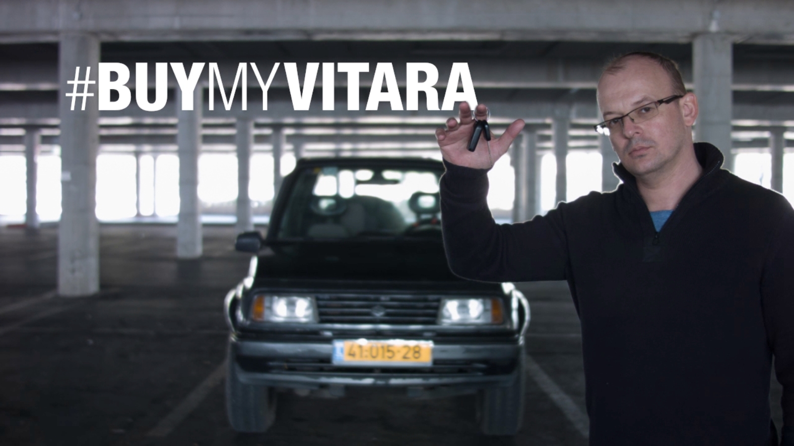 Cap vitara-keys: Eugene Romanovsky’s video sales pitch for his SUV. Screenshot: courtesy