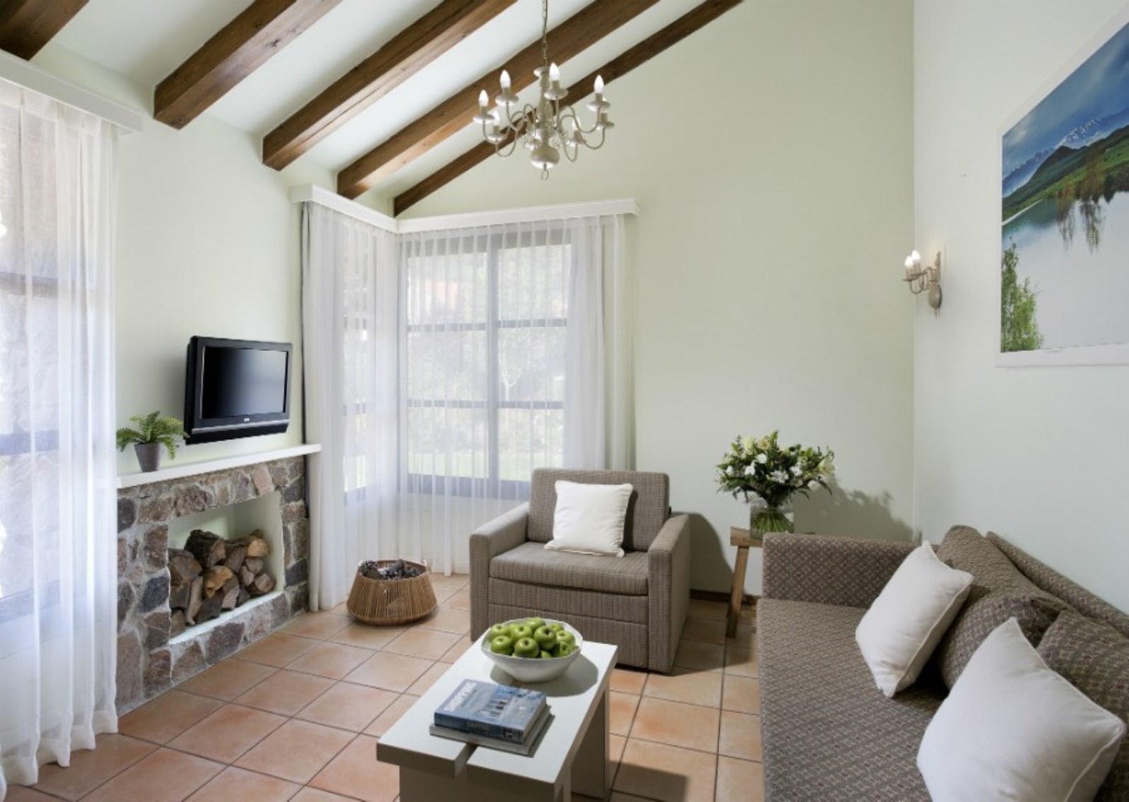 Merom Golan Resort’s luxury Bental Cabin. Photo: courtesy