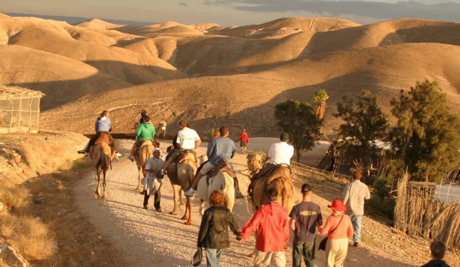 Camel rides at Genesis Land. Photo via Facebook