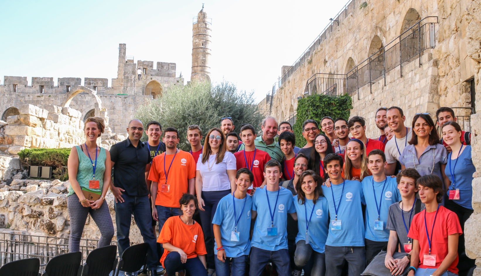 Participants. Mentors, judges and sponsors at the TomorrowJLM Hackathon at the Tower of David. Photo by Ricky Rachman