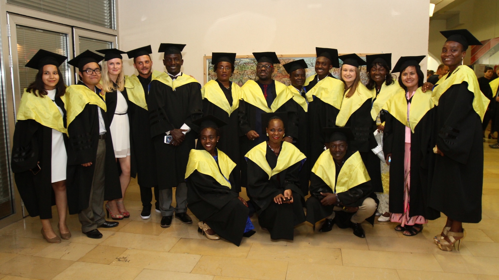 In July, the International Master’s Program in Child Development graduated a class of 18. Photo courtesy of University of Haifa