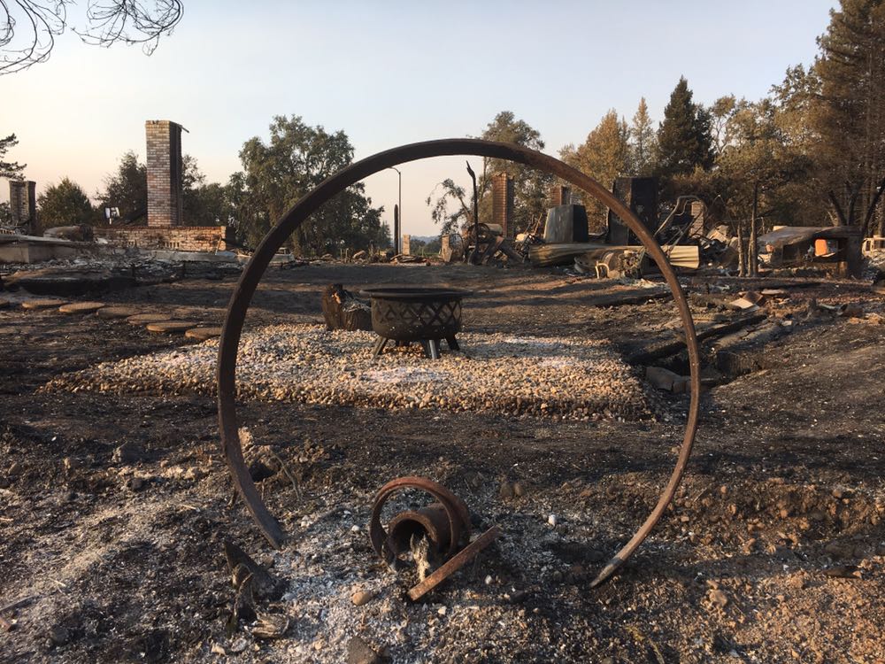 Some 5,700 homes and businesses have been destroyed in the fires. Photo courtesy IsraAID