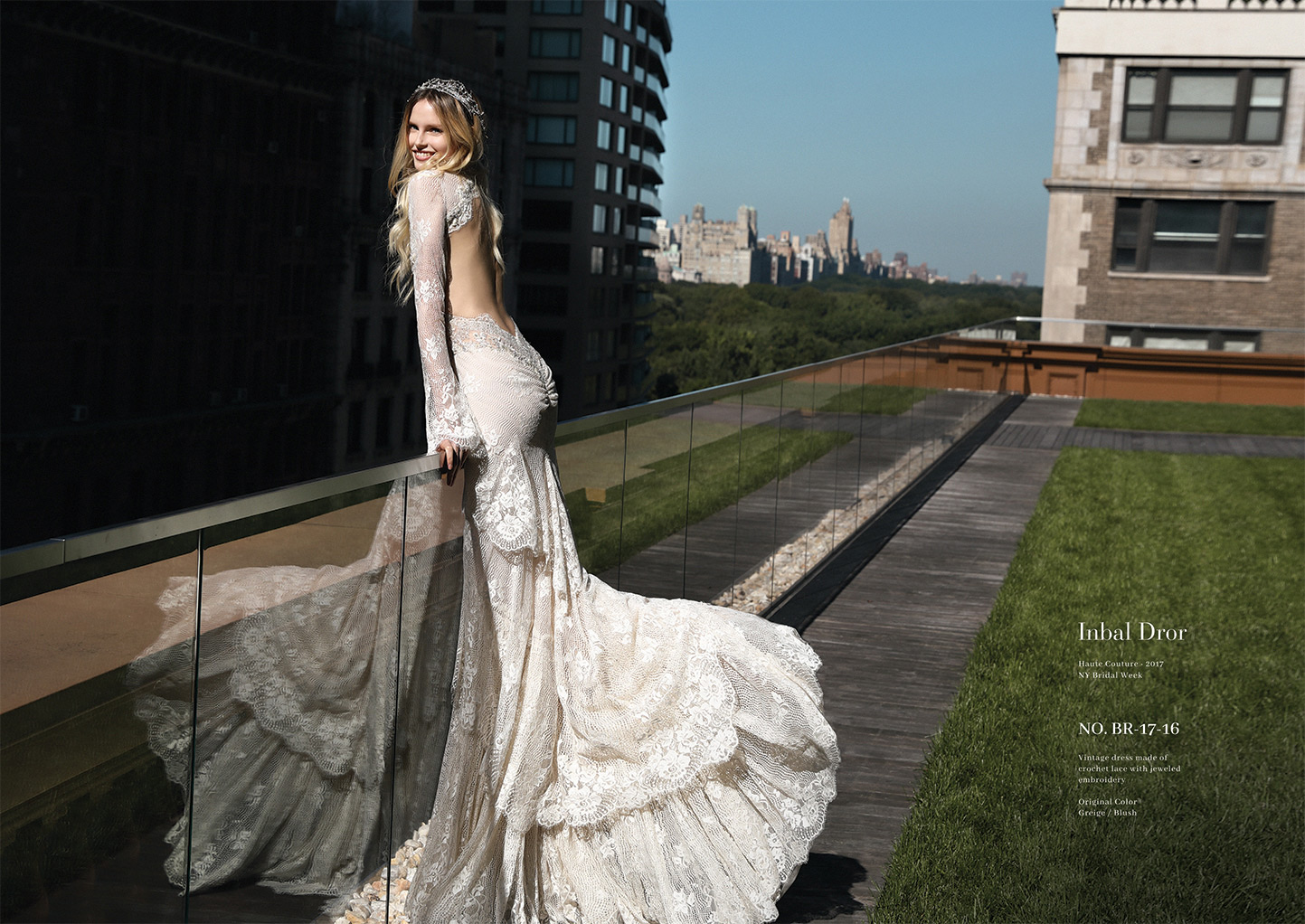 A dress from the Inbal Dror 2017 collection. Photo courtesy