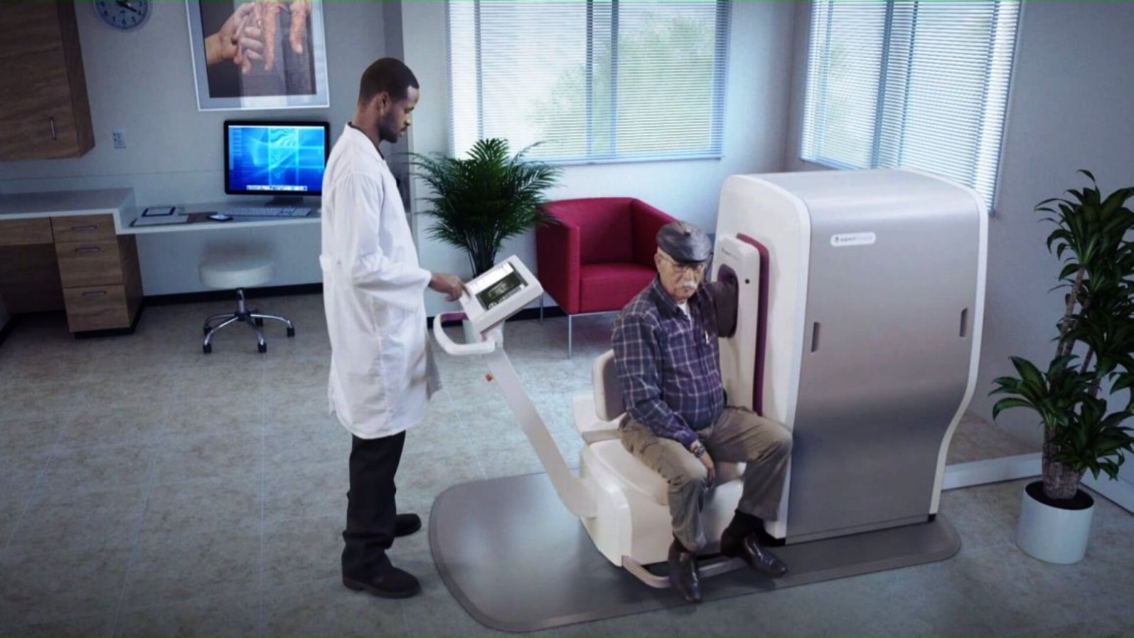 WristView MRI system. Photo courtesy of Aspect Imaging