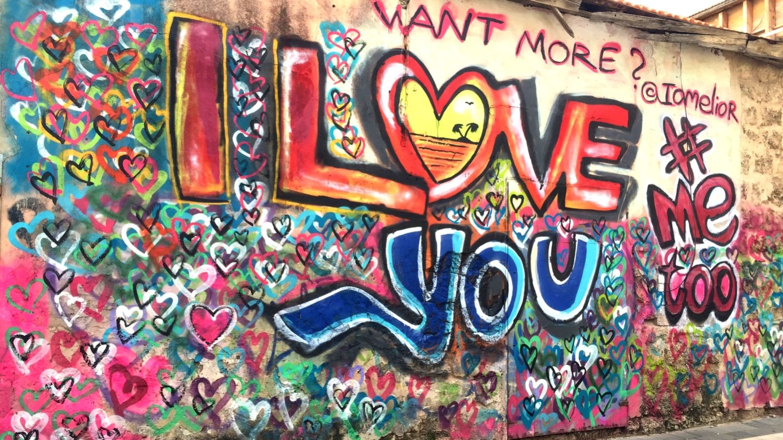 Yosef’s newest street art in the Neve Tzedek neighborhood of Tel Aviv. Photo: courtesy