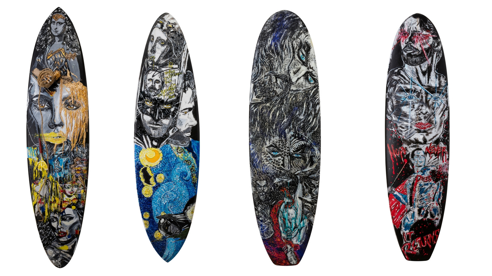 Each Elior Yosef surfboard is one-of-a-kind and takes about seven months to create. Photo by Keith Glassman