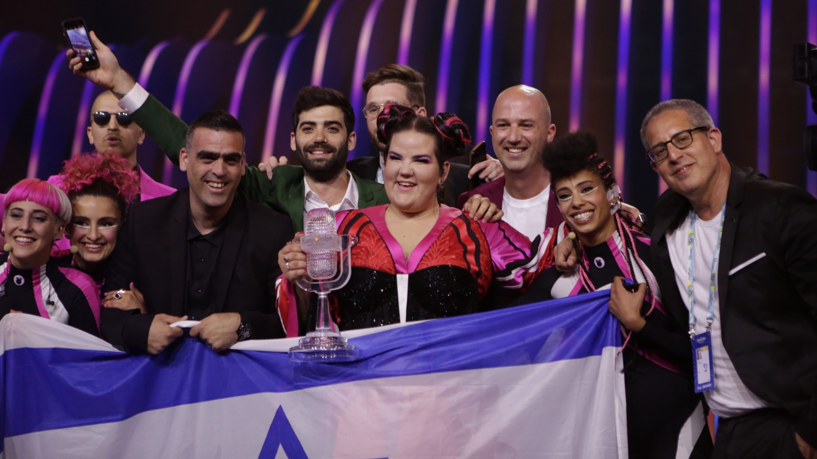 2018 Eurovision Song Contest winner Netta Barzilai at a press conference in Lisbon. Photo by Andres Putting/Eurovision