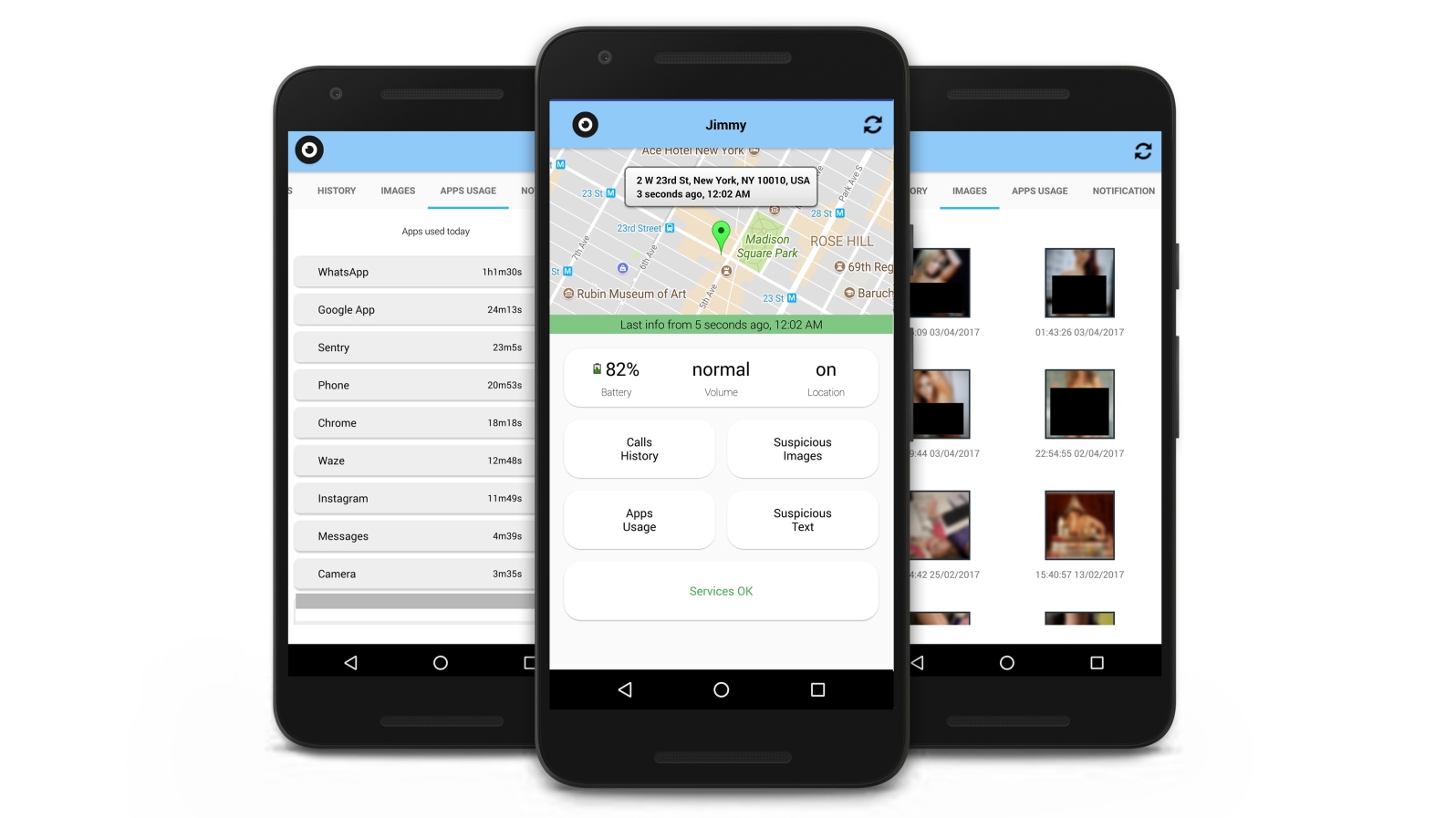 Sentry Parental Control dashboard. Photo: courtesy