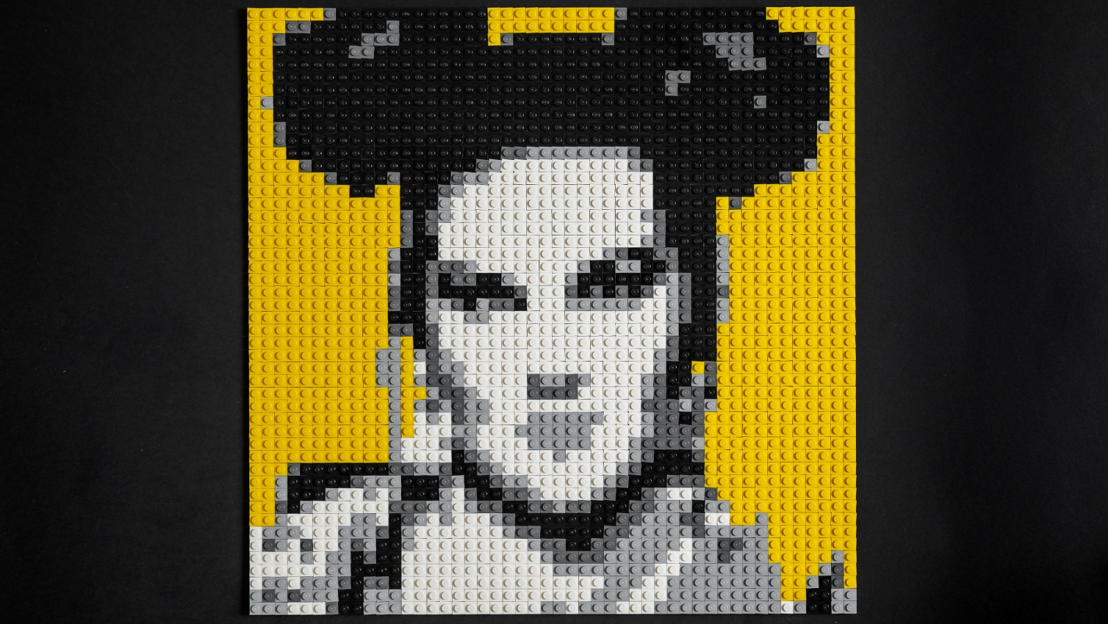 Eurovision winner Netta Barzilai in LEGO bricks. Photo by Nimrod Genishsar