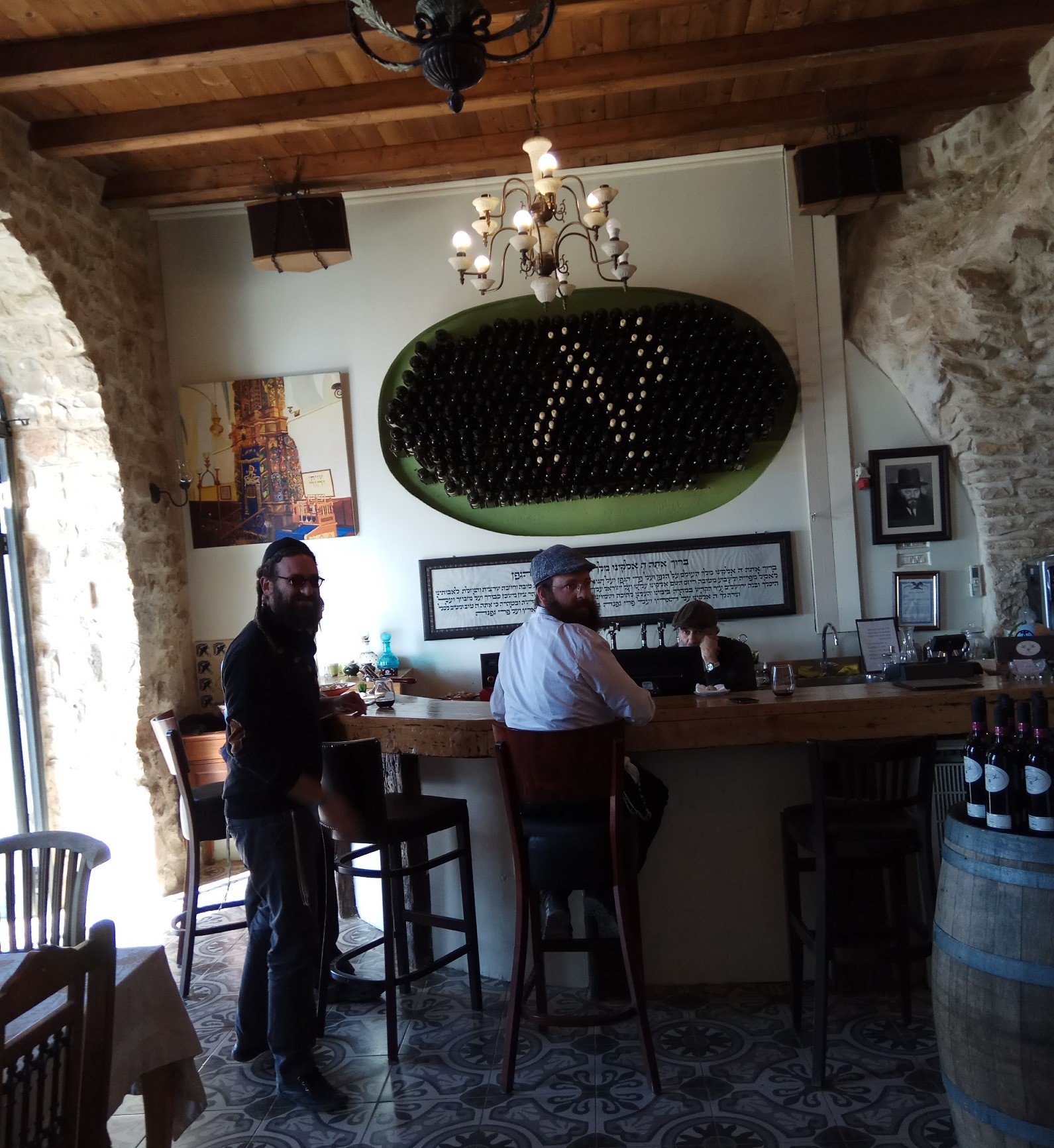 Anouhav Winery in Safed is open Friday morning. Photo by Jessica Halfin