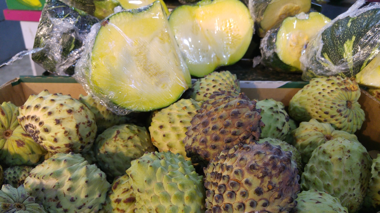 Items at a Philippine food emporium in Tel Aviv’s Central Bus Station. Photo by Naama Barak