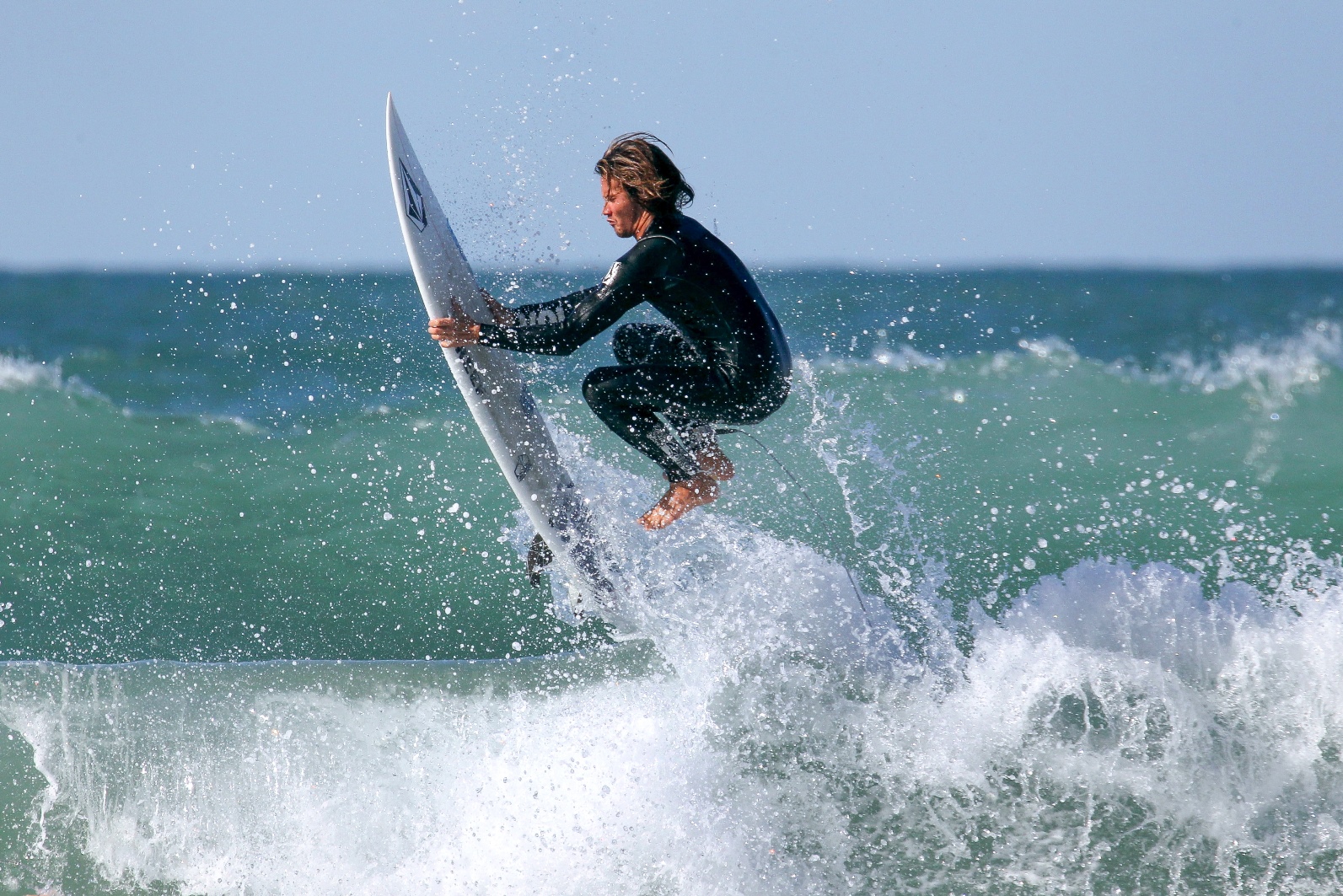 A tense moment in the 2019 SEAT Pro Netanya surfing competition, January 18, 2019. Photo by Flash90