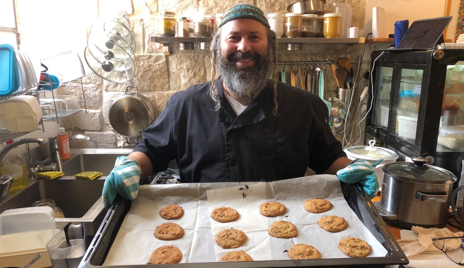 Cookies fresh from the oven at Safed’s Elements Café. Photo: courtesy