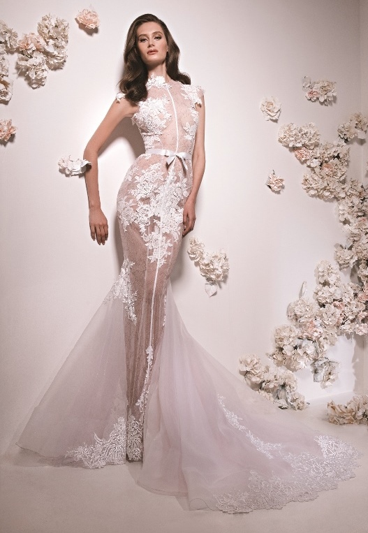 A sheer dress by Efrat Kalig. Phot by Iddo Lavie