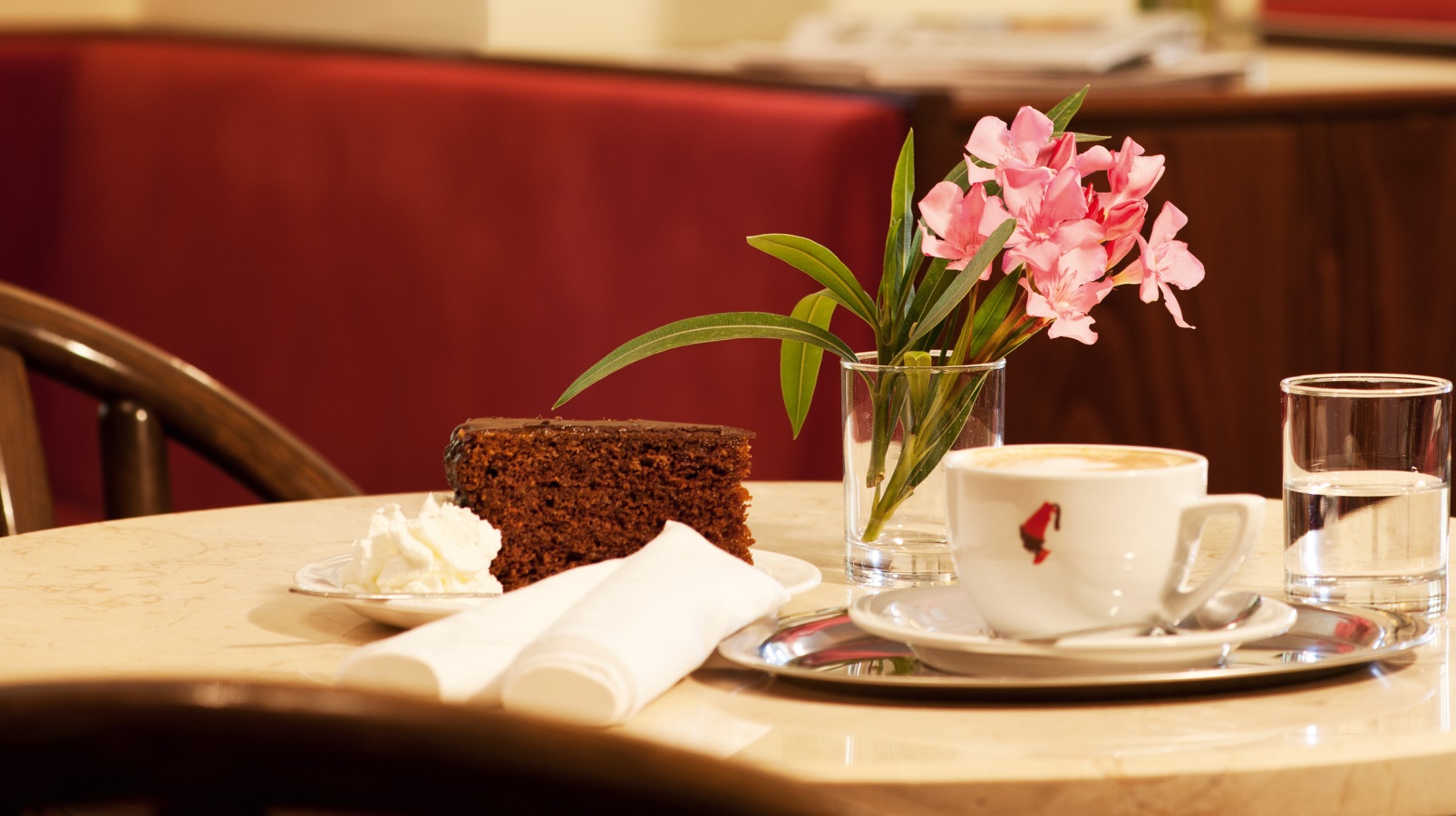 Coffee and cake at the Viennese Café at the Austrian Hospice. Photo: courtesy