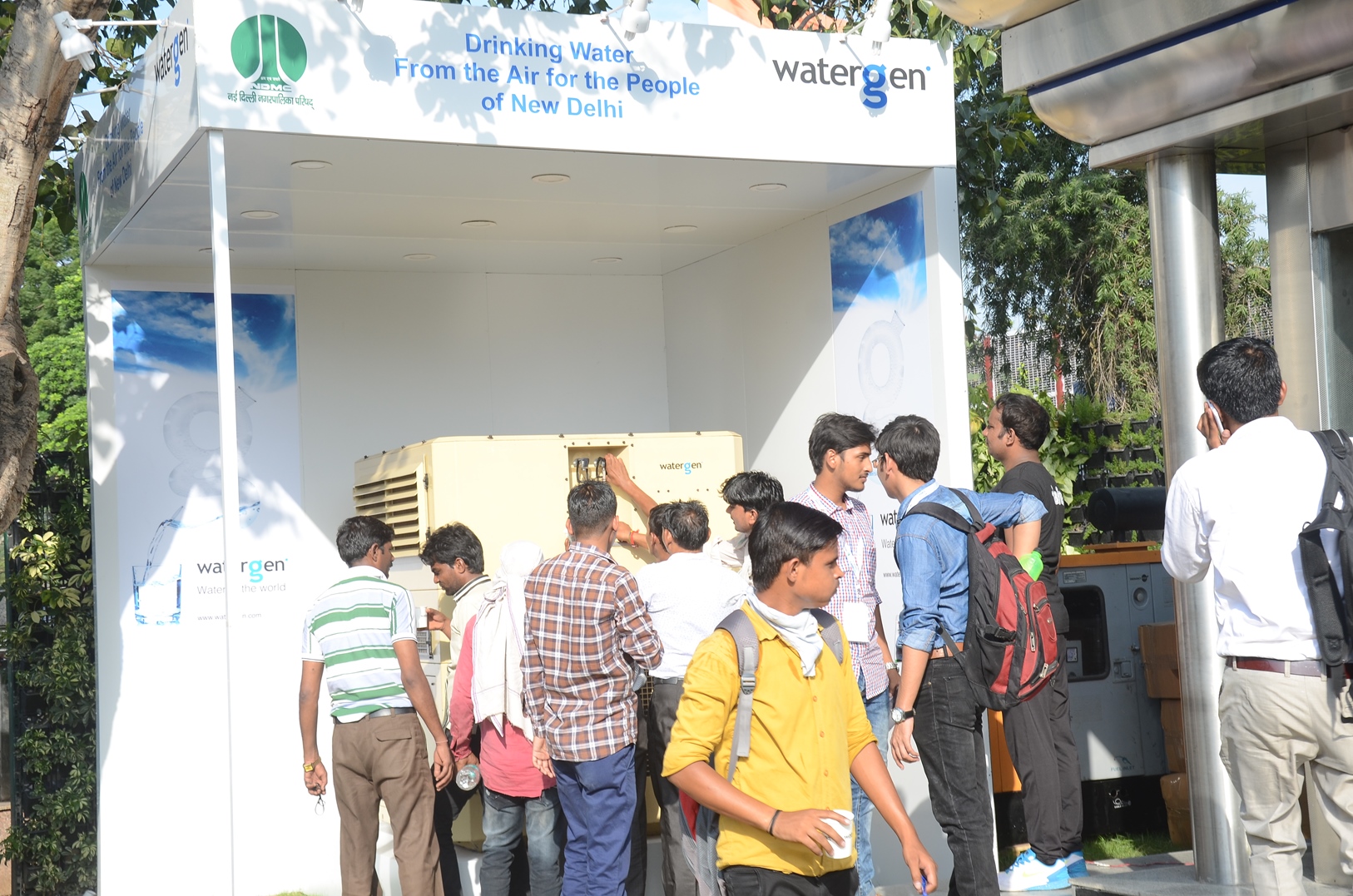 A Watergen unit in New Delhi. Photo: courtesy