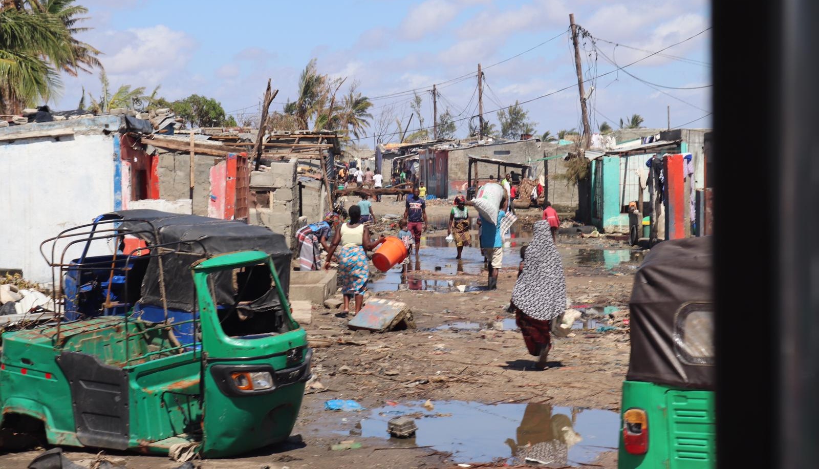 The devastation caused by Cyclone Idai in Mozambique. Photo by Ethan Schwartz/IsraAID
