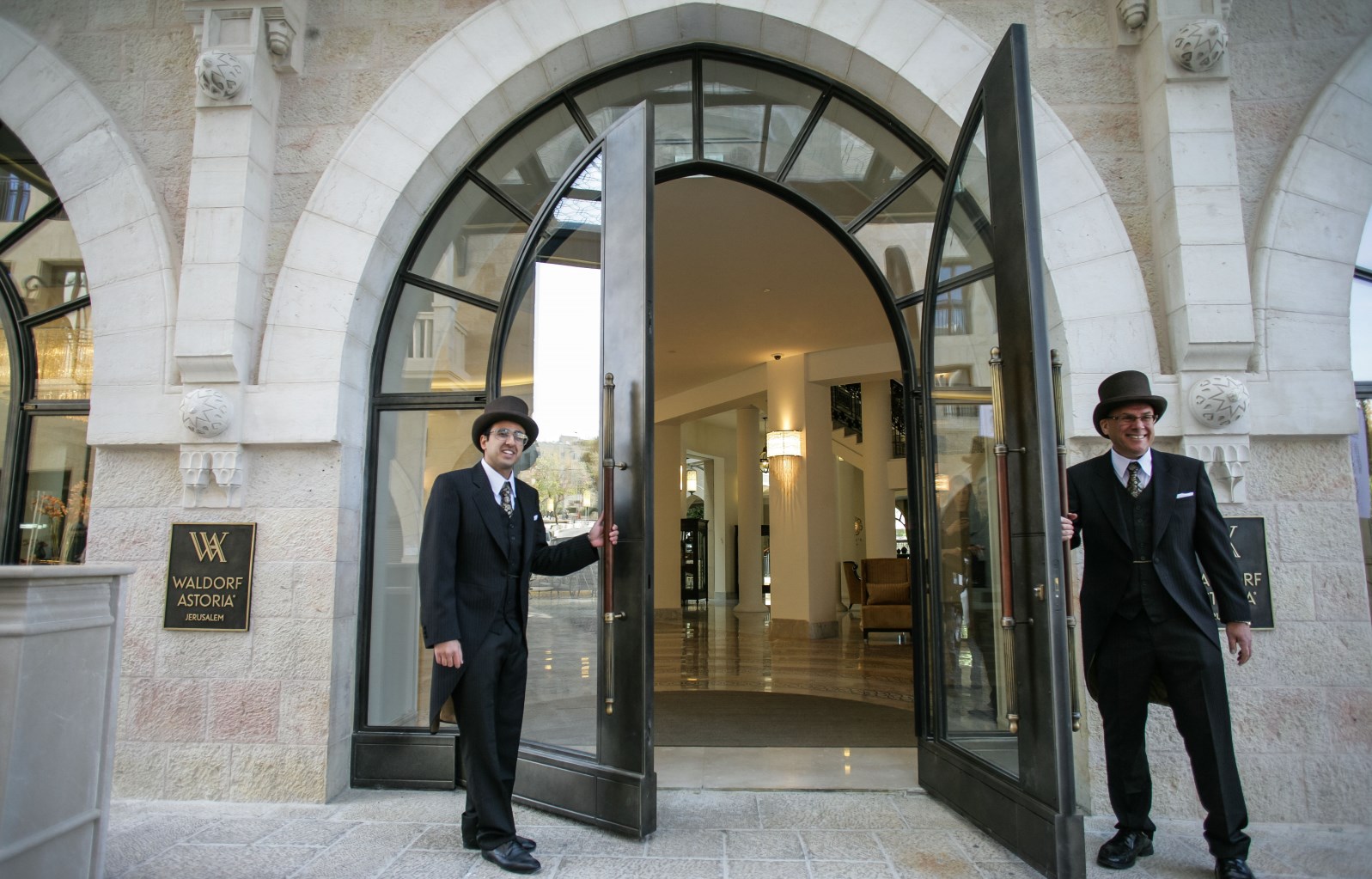 The Waldorf Astoria Jerusalem hotel. Photo by FLASH90