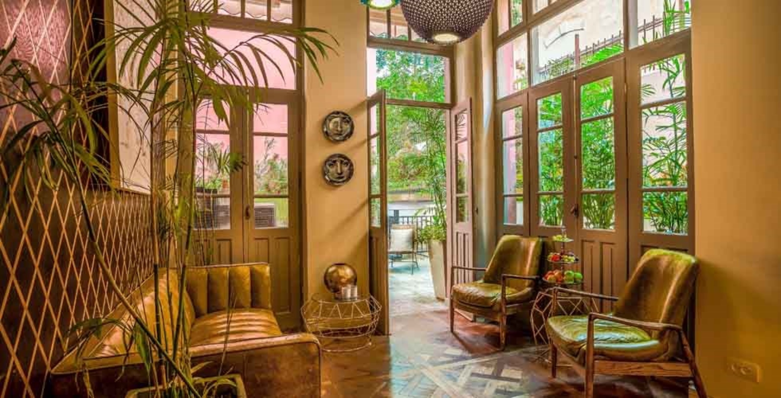 Lobby of the Nordoy Hotel. Photo: courtesy