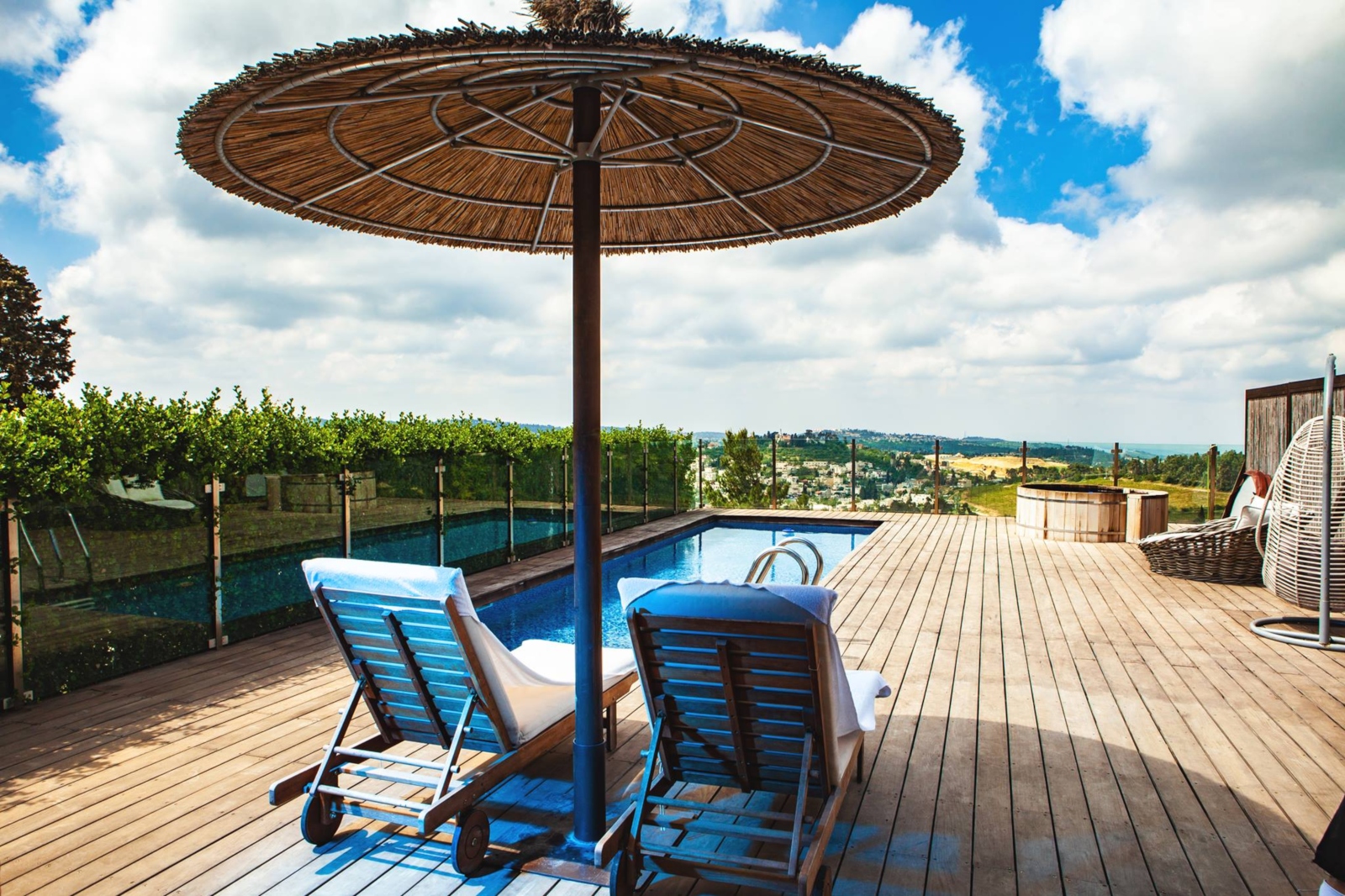 Each suite at the Gordonia has a private pool and hot tub. Photo: courtesy