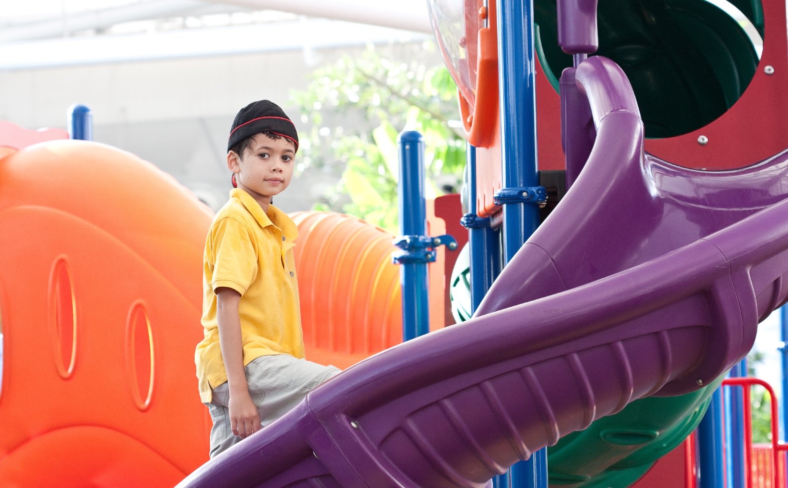 Climbing up a slide is perfectly acceptable in Israel. Illustrative image by Juriah Mosin via Shutterstock.com