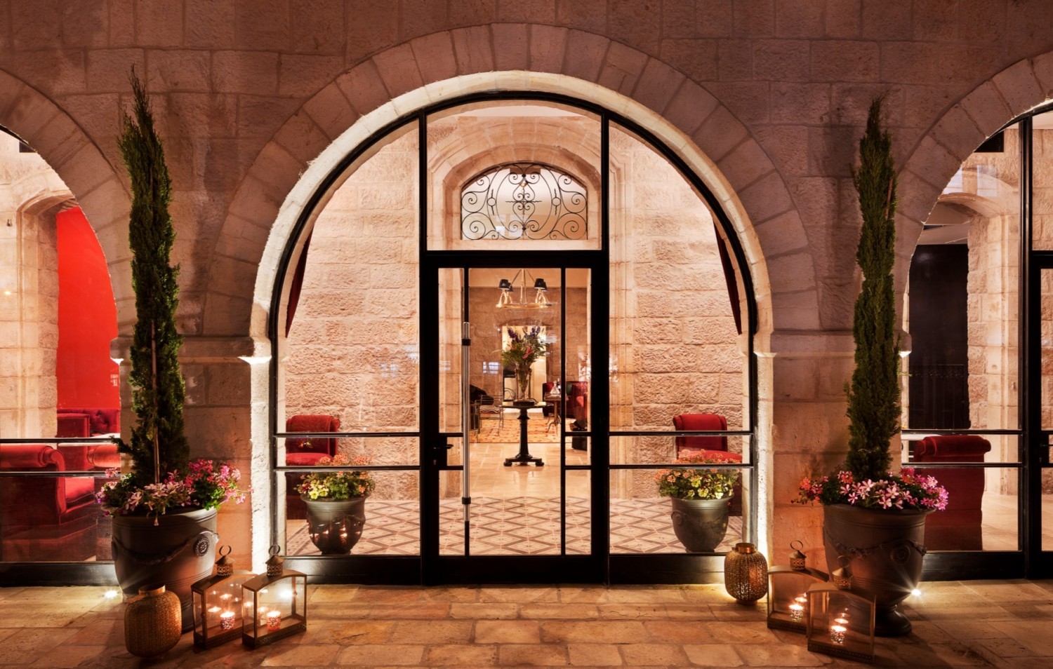 The entrance of Villa Brown Jerusalem. Photo: courtesy