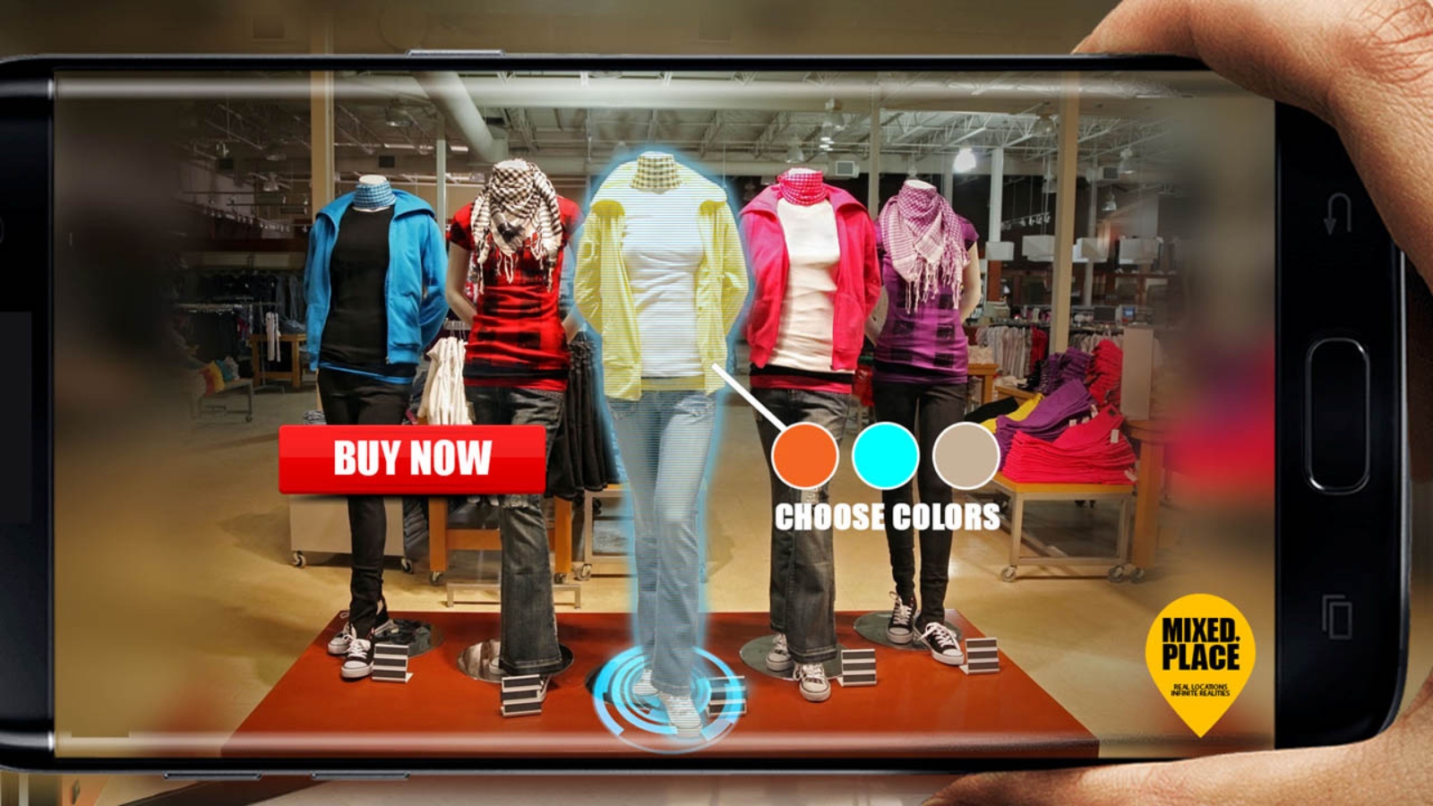 Mixed Place aims to bring mixed reality to retail, tourism and entertainment. Photo: courtesy