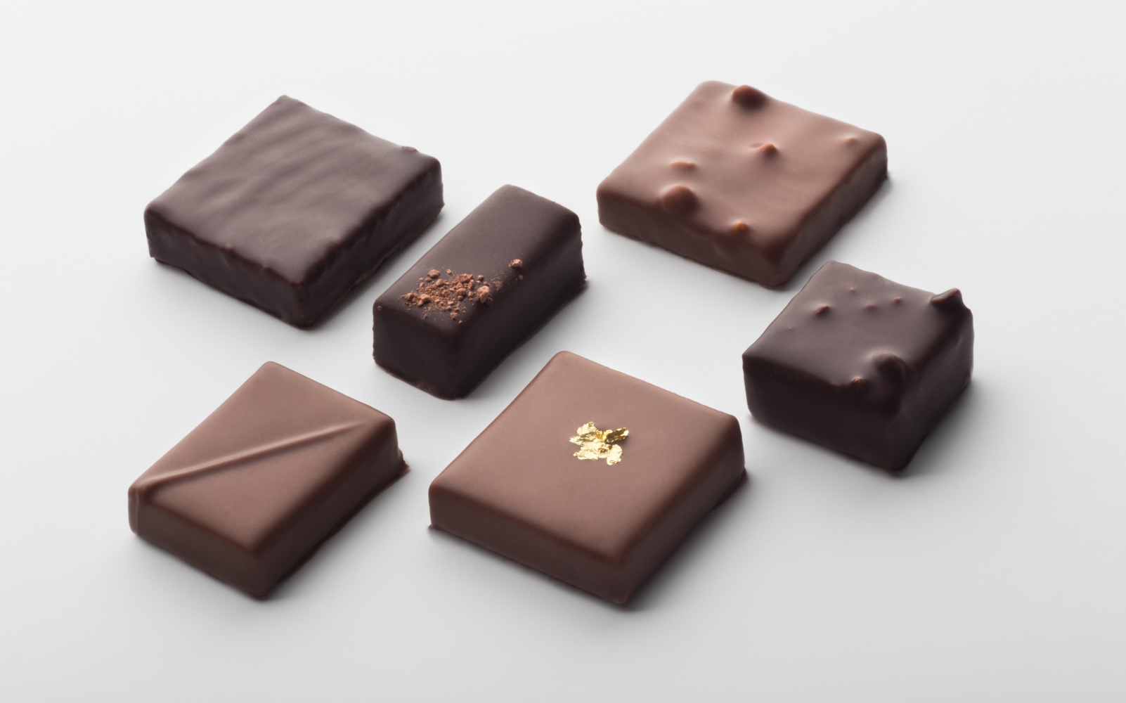 Beautiful handmade boutique chocolate pralines at IKA in Tel Aviv. Photo by Anatoliy Krinitskiy