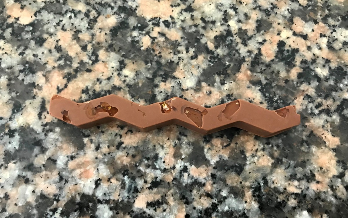 The end result: A delicious, delicately flavored IKA chocolate finger. Photo by Naama Barak