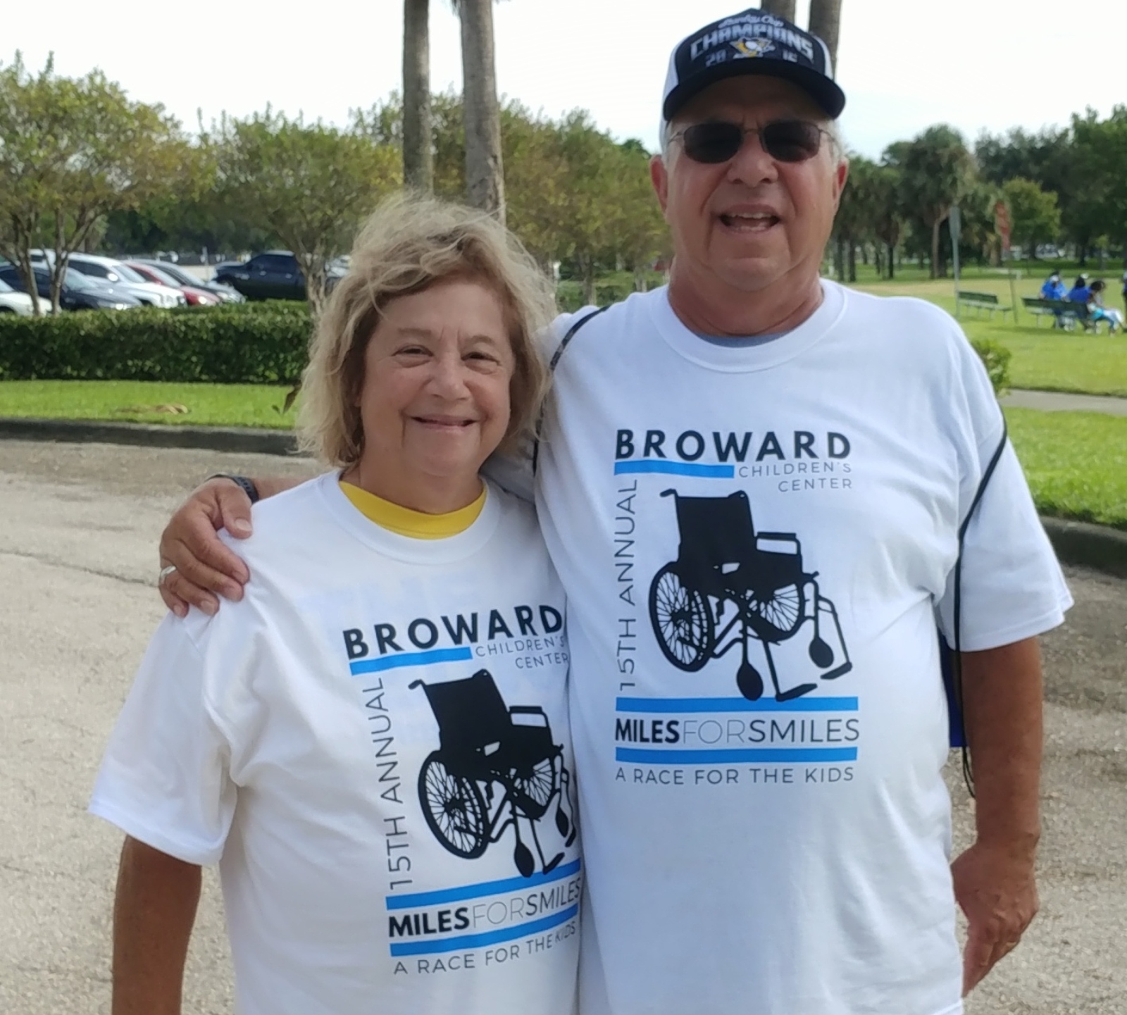 Arlene and Herb Moses do a lot of volunteer activities in South Florida. Photo: courtesy