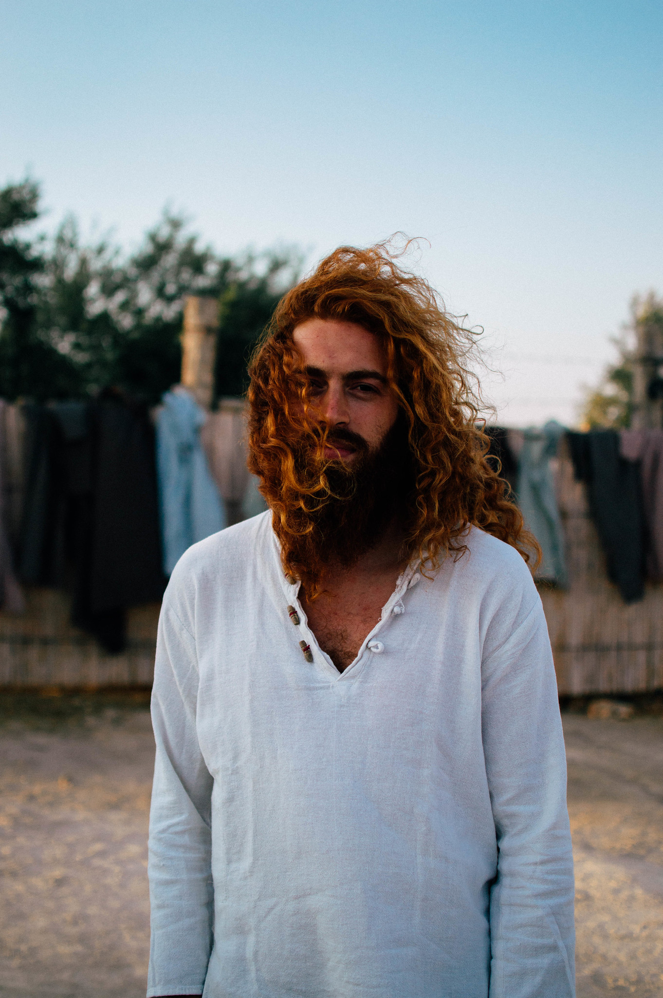 A man at Kfar Hanokdim, by Phillip Bindeman