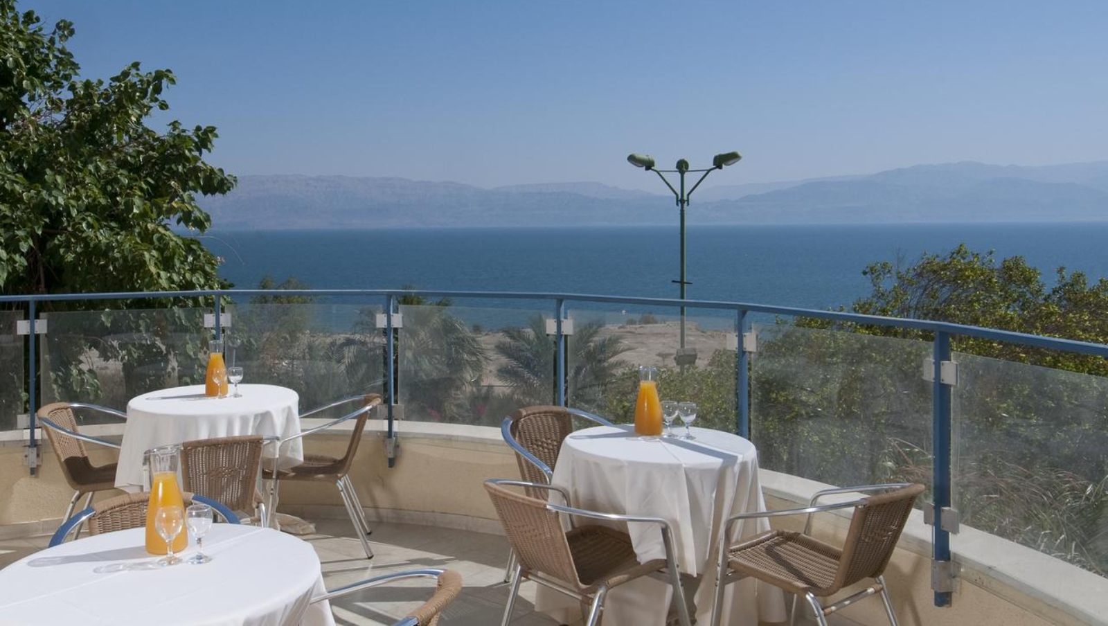 View from a terrace at the Ein Gedi Hostel. Photo: courtesy