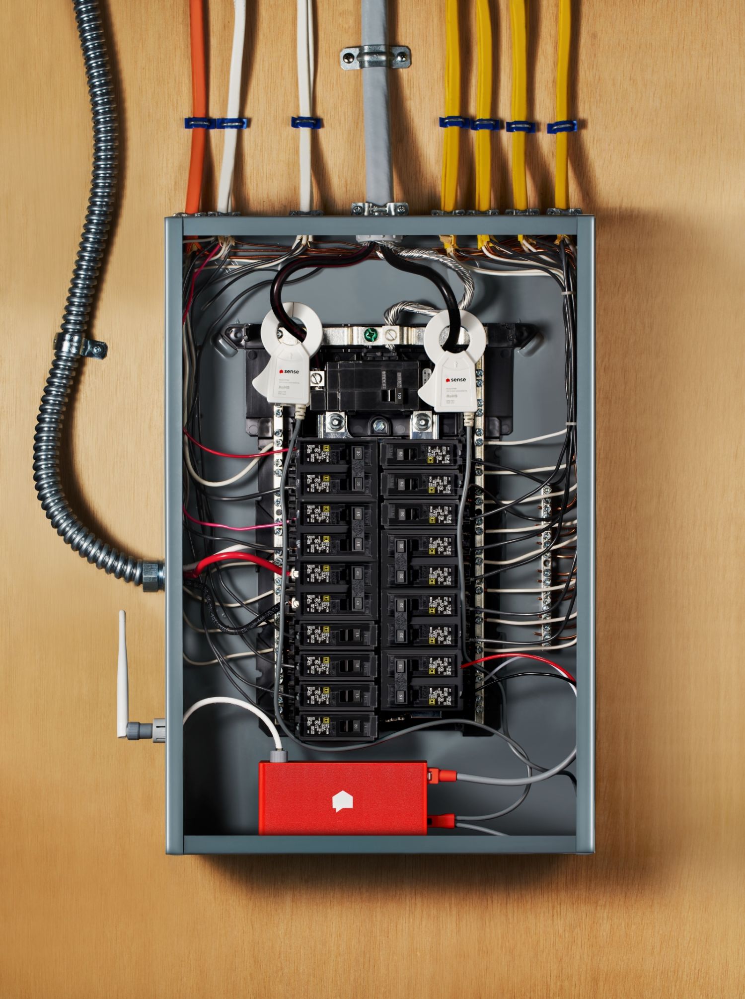 The Sense domestic energy monitor developed in Cambridge, Massachusetts. Photo by Sense