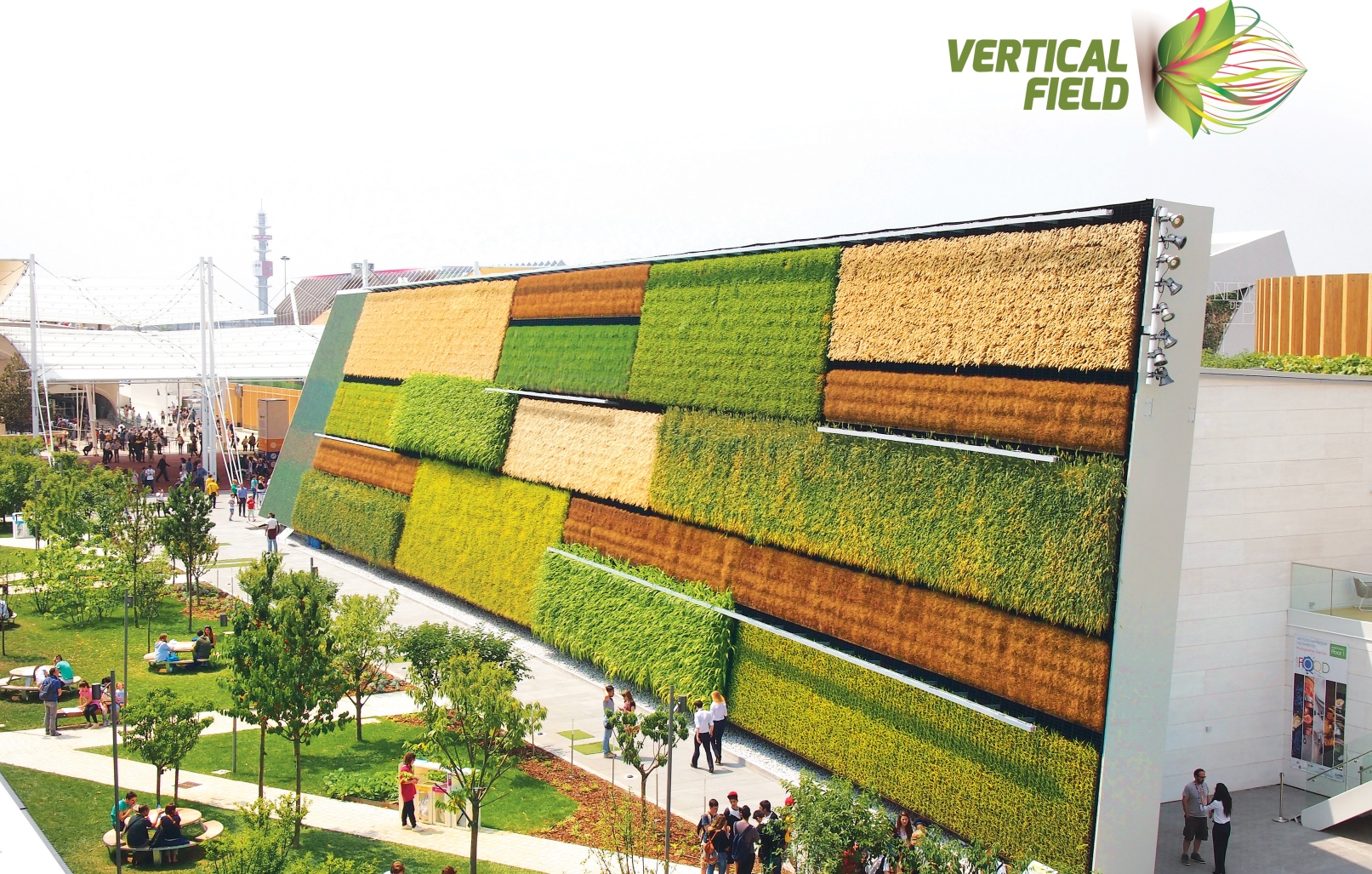 An Israeli Vertical Field solution displayed at the 2015 Milan Expo. Photo: courtesy