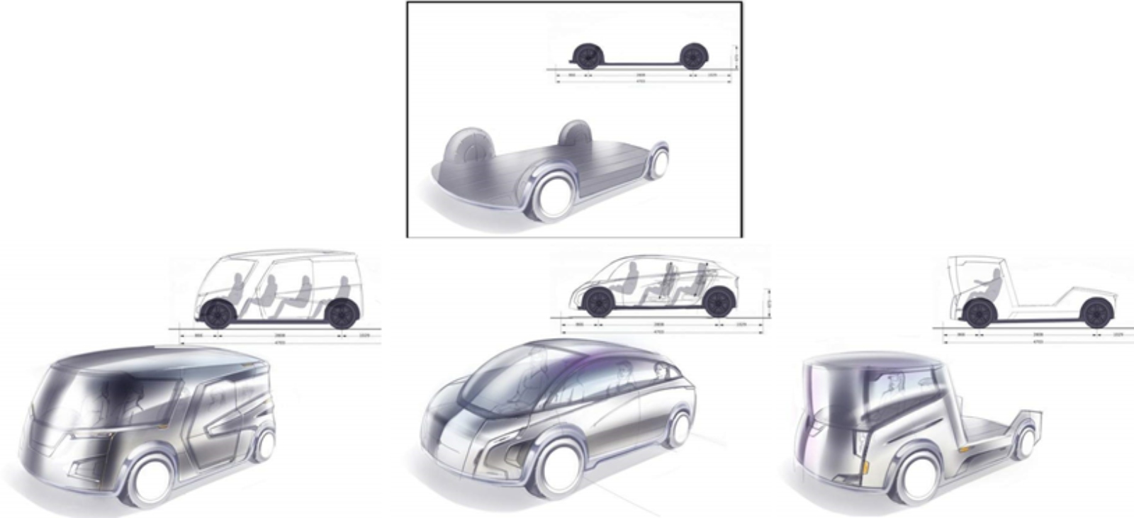 REE is developing a single chassis for different types of vehicles. Photo: courtesy