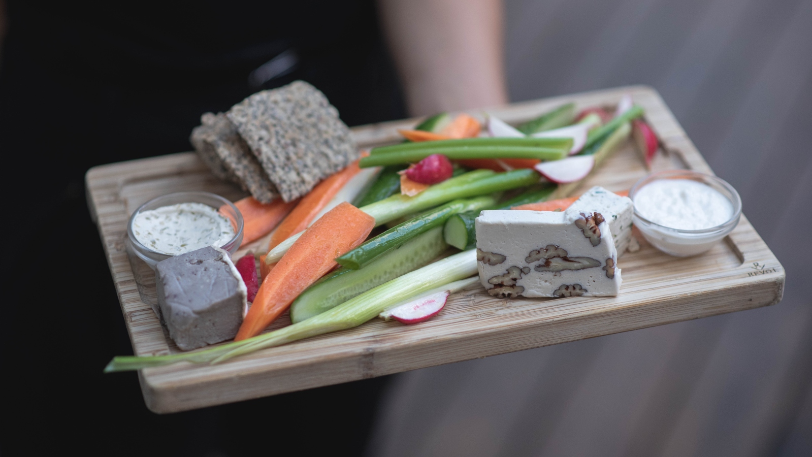 An Anastasia vegan cheese platter. Photo by Or Kaplan