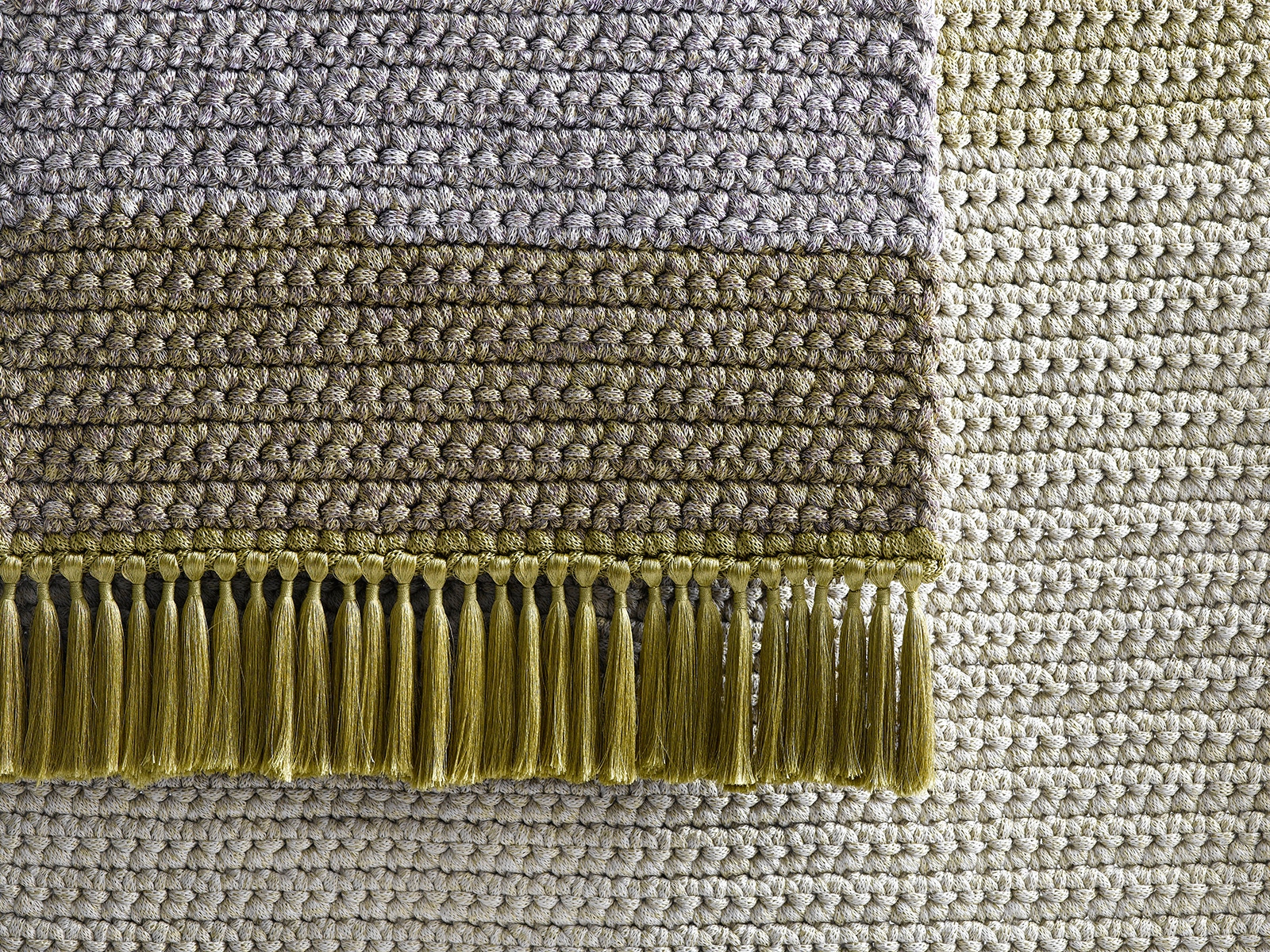 A rug made by the Iota Project. Photo by Ronen Mangan