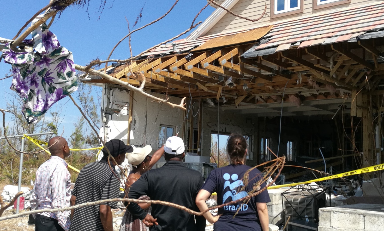 Hurricane Dorian forced tens of the thousands of Bahamas residents from their ruined homes. Photo courtesy of IsraAID
