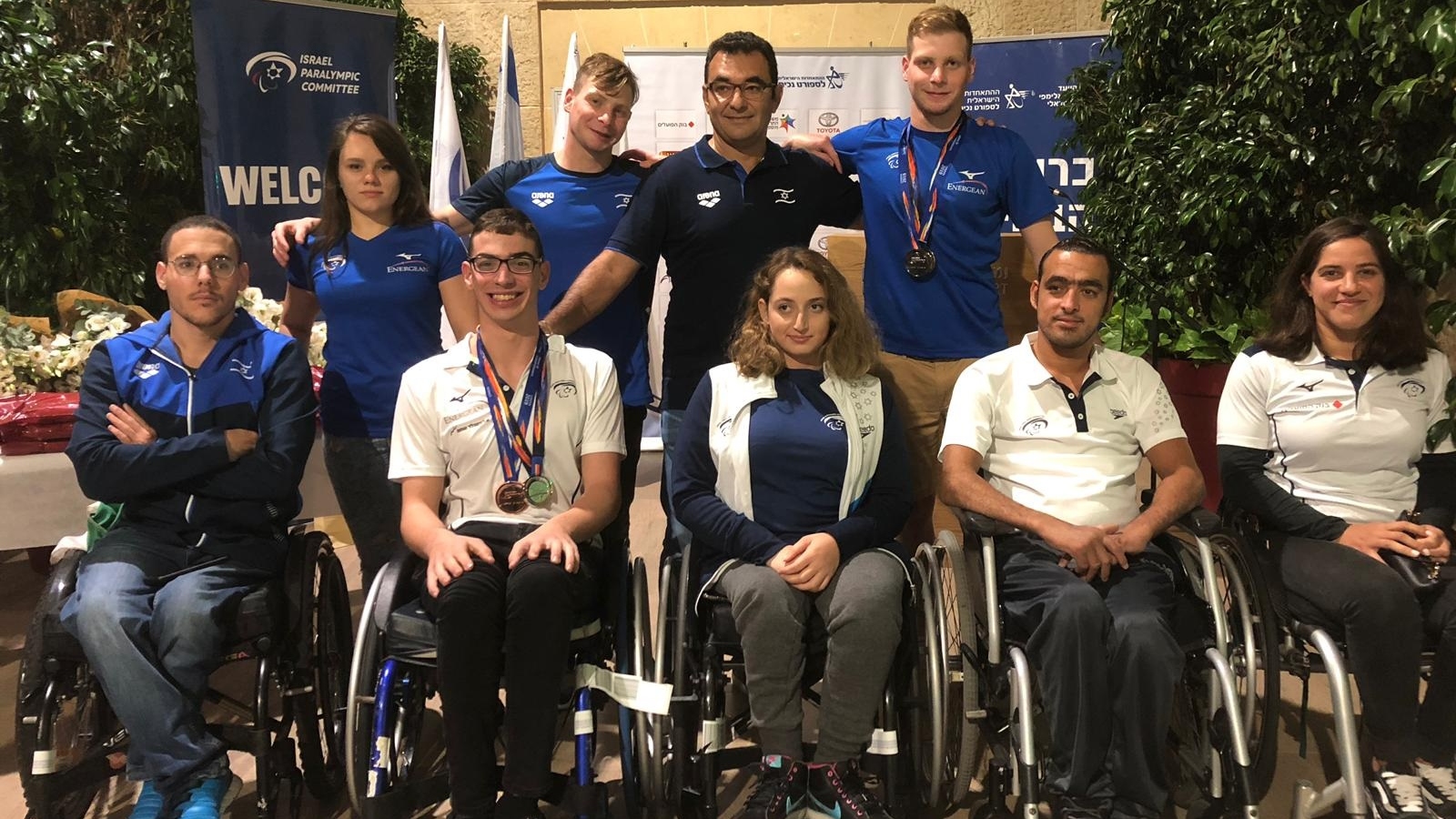 Israel's team returned with four medals from the 2019 World Para Swimming Allianz Championships in London. Photo by Karen Isaacson/Israel Paralympic Committee
