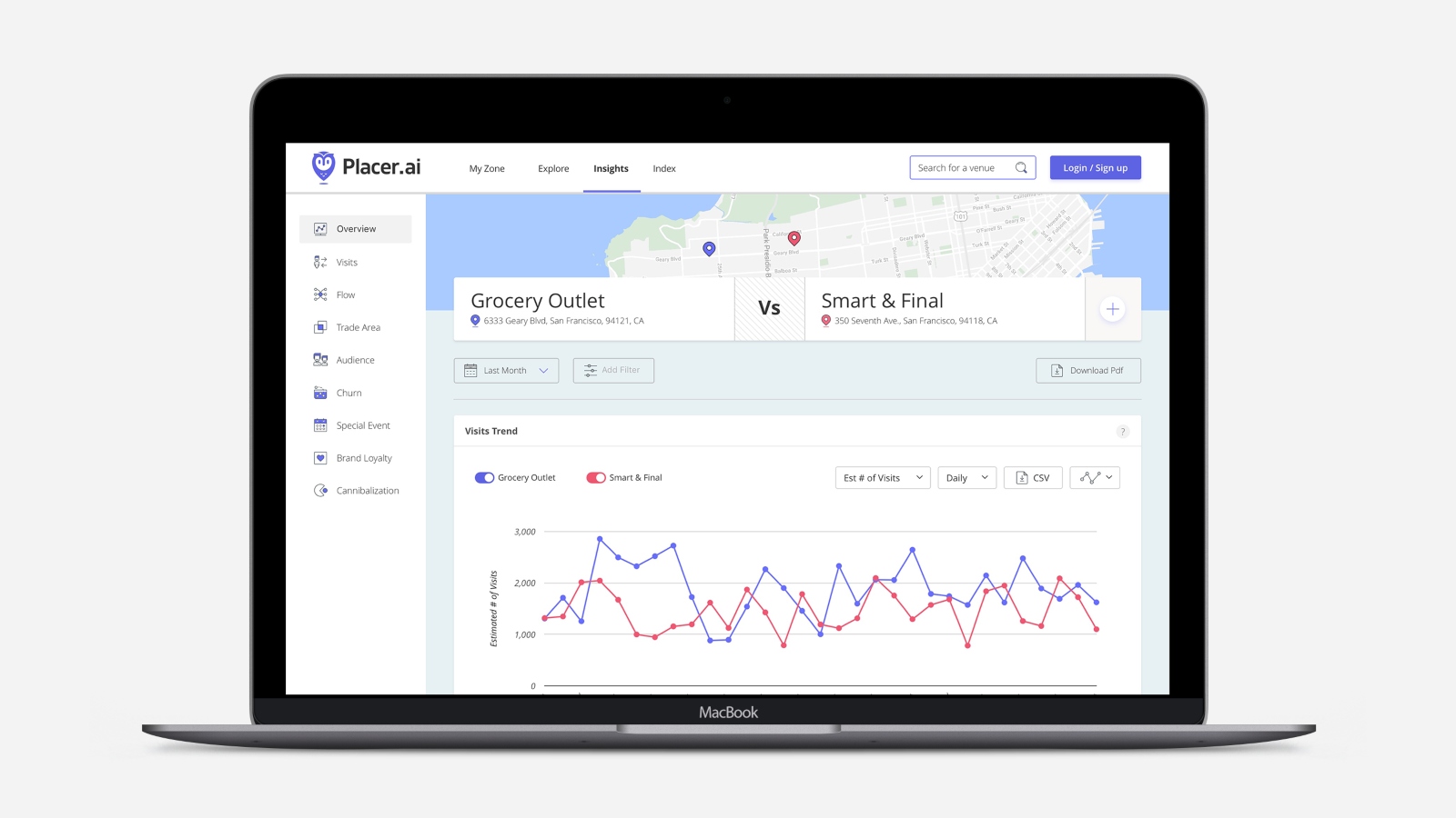Placer.ai screenshot