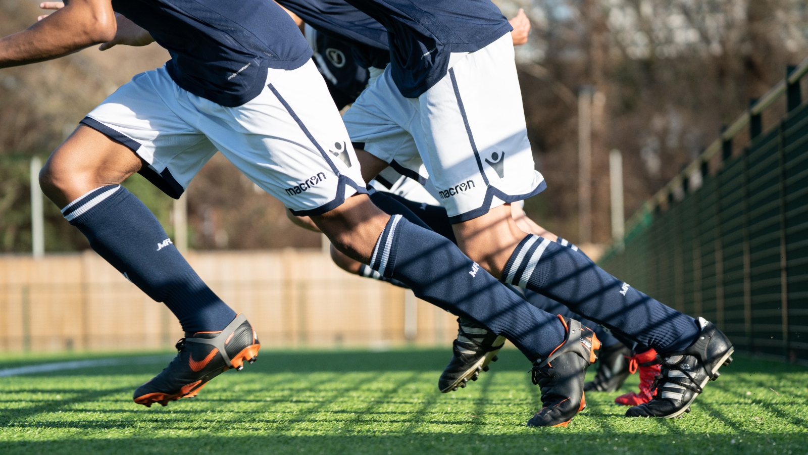 The Playmaker device worn on the shoe captures data at the rate of 1,000 samples per second. Photo: courtesy