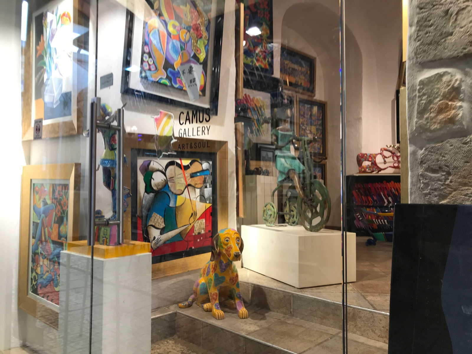 Camus Gallery in Safed. Photo by Abigail Klein Leichman