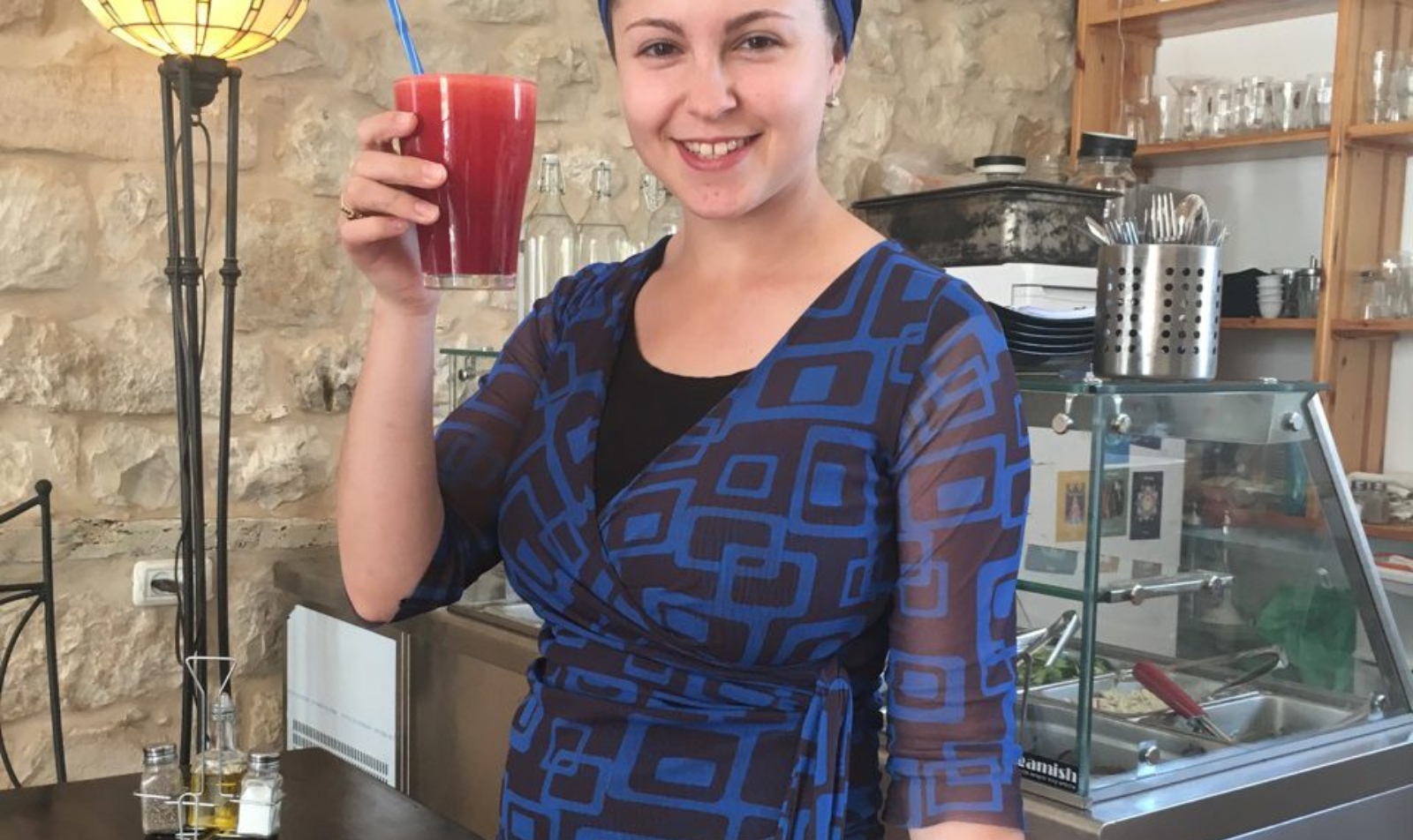 Have a smoothie at Elements Café in Safed. Photo: courtesy